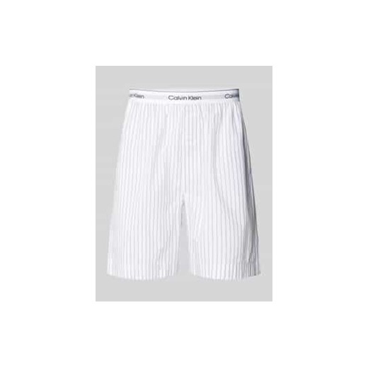 Szorty o kroju regular fit z elastycznym pasem z logo ze sklepu Peek&Cloppenburg  w kategorii Spodenki męskie - zdjęcie 178104531