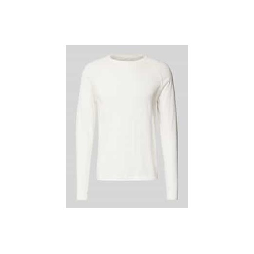 Bluzka z długim rękawem i prążkowanym,okrągłym dekoltem model ‘BREEZE’ ze sklepu Peek&Cloppenburg  w kategorii T-shirty męskie - zdjęcie 178104583