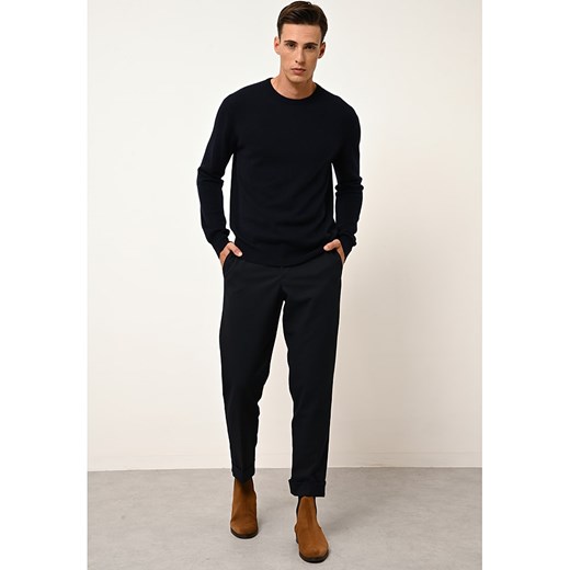 Just Cashmere Kaszmirowy sweter "Howard" w kolorze granatowym ze sklepu Limango Polska w kategorii Swetry męskie - zdjęcie 178106333