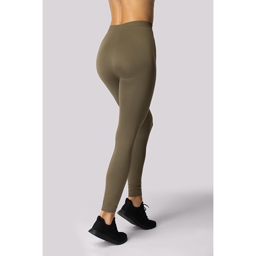 Spaio Legginsy termiczne &quot;Alpha&quot; w kolorze khaki Spaio M okazyjna cena Limango Polska