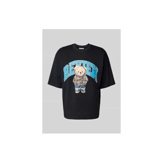 T-shirt z nadrukiem z logo ze sklepu Peek&Cloppenburg  w kategorii T-shirty męskie - zdjęcie 178107801