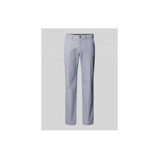 Chinosy o kroju regular fit z fakturowanym wzorem ze sklepu Peek&Cloppenburg  w kategorii Spodnie męskie - zdjęcie 178107953