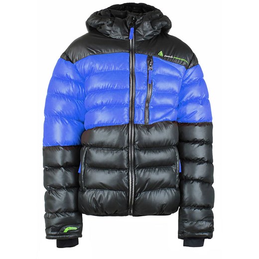 Peak Mountain Kurtka pikowana w kolorze czarno-niebieskim ze sklepu Limango Polska w kategorii Kurtki chłopięce - zdjęcie 178113303