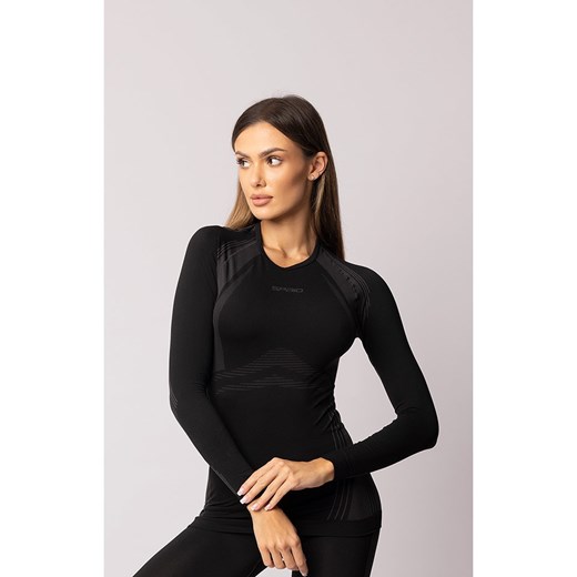 Spaio Koszulka termiczna &quot;Powerful&quot; w kolorze czarno-szarym Spaio XL wyprzedaż Limango Polska