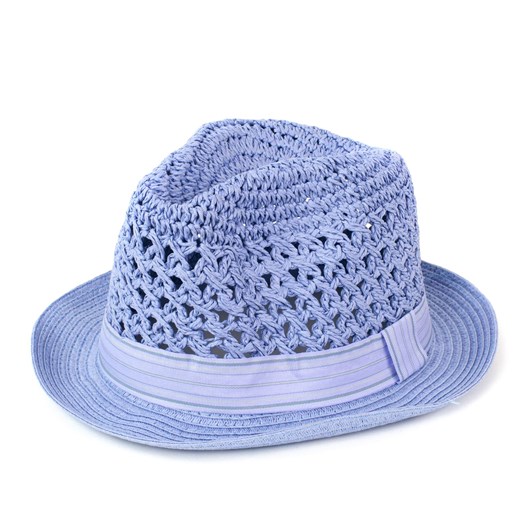 Kapelusz trilby - miękki i na lato szaleo fioletowy kapelusz