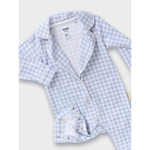 Sinsay - Pajacyk zapinany na guziki - biały Sinsay 68 Sinsay