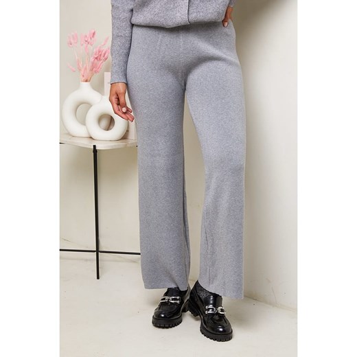 Soft Cashmere Spodnie w kolorze szarym ze sklepu Limango Polska w kategorii Spodnie damskie - zdjęcie 178119841