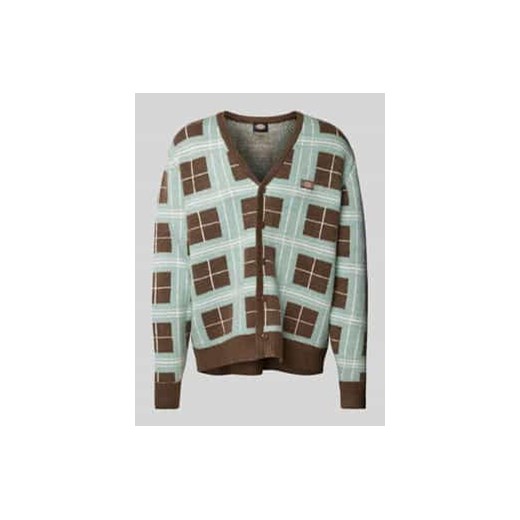 Kardigan z naszywką z logo model ‘STEVENSVILLE’ ze sklepu Peek&Cloppenburg  w kategorii Swetry męskie - zdjęcie 178120113