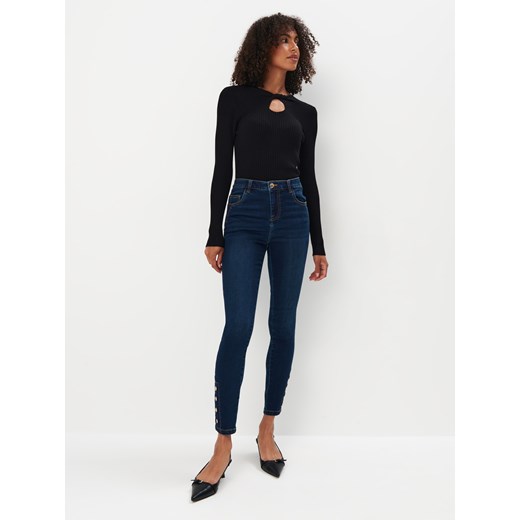 Mohito - Jeansy skinny - granatowy Mohito 34 okazja Mohito