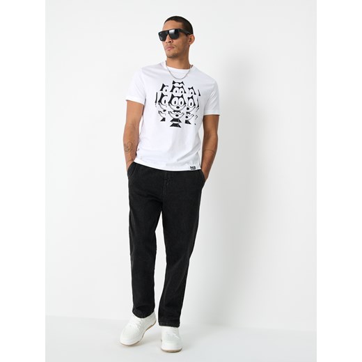 Sinsay - Koszulka Felix the Cat - biały Sinsay XXL Sinsay
