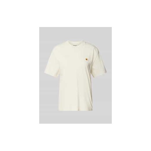 T-shirt z wyhaftowanym logo ze sklepu Peek&Cloppenburg  w kategorii Bluzki damskie - zdjęcie 178122580