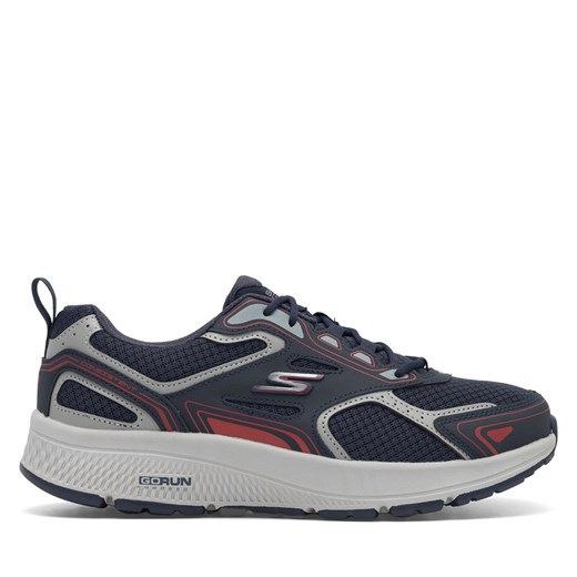 Sneakersy Skechers GO RUN CONSISTENT 220034 NVRD Granatowy ze sklepu eobuwie.pl w kategorii Buty sportowe męskie - zdjęcie 178123594