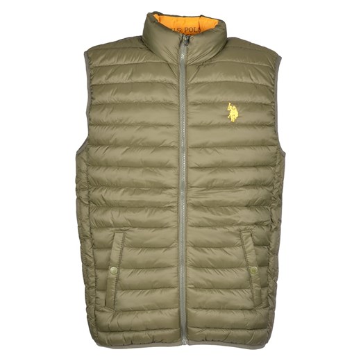 U.S. Polo Assn. Kamizelka pikowana w kolorze khaki ze sklepu Limango Polska w kategorii Kamizelki męskie - zdjęcie 178124502