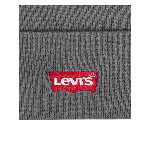 Levi&apos;s Kids Czapka beanie w kolorze szarym onesize Limango Polska okazja