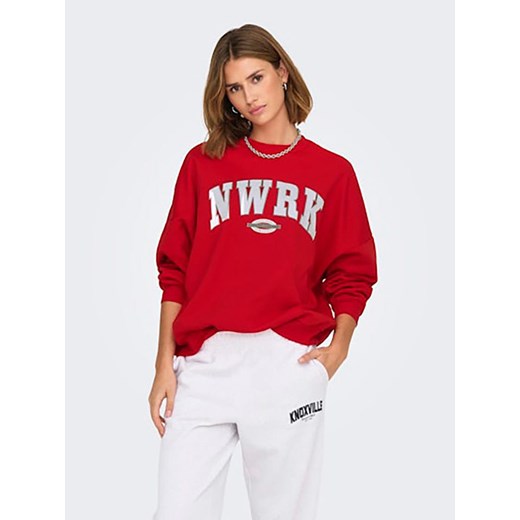 ONLY Bluza w kolorze czerwonym ze sklepu Limango Polska w kategorii Bluzy damskie - zdjęcie 178125031