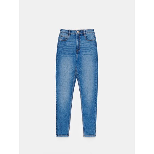 Mohito - Jeansy skinny PETITE - niebieski ze sklepu Mohito w kategorii Jeansy damskie - zdjęcie 178126850