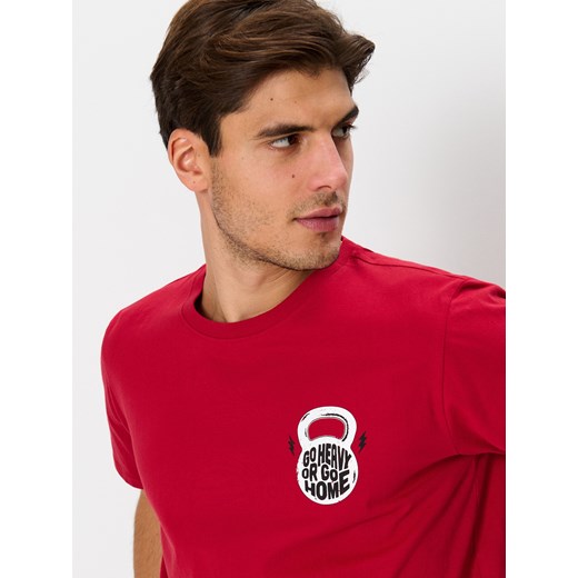 Sinsay - Piżama dwuczęściowa - czerwony Sinsay L Sinsay