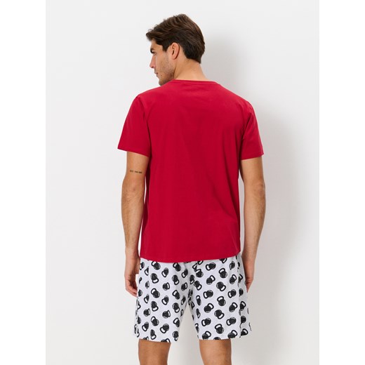 Sinsay - Piżama dwuczęściowa - czerwony Sinsay L Sinsay