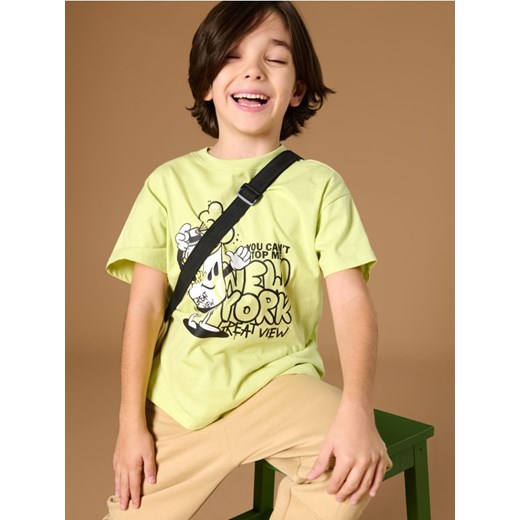 Sinsay - Koszulka - zielony ze sklepu Sinsay w kategorii T-shirty chłopięce - zdjęcie 178133964