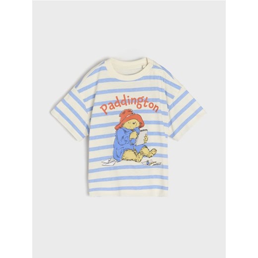 Sinsay - Koszulka Paddington - kremowy - id: 071AN-01X - marki Sinsay - 178134010 Sinsay - Koszulka Paddington - kremowy ze sklepu Sinsay w kategorii Koszulki niemowlęce - zdjęcie 178134010