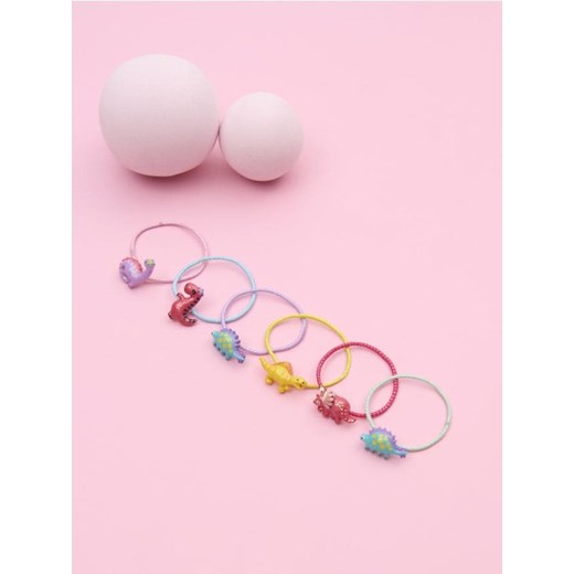 Sinsay - Gumki do włosów 6 pack - wielobarwny Sinsay One Size Sinsay