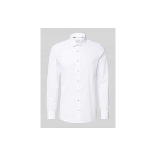 Koszula biznesowa o kroju body fit z kołnierzykiem typu kent ze sklepu Peek&Cloppenburg  w kategorii Koszule męskie - zdjęcie 178135634