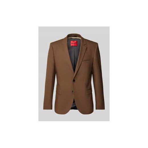 Marynarka na dwa guziki o kroju slim fit z kołnierzem z połami model ‘Arti’ ze sklepu Peek&Cloppenburg  w kategorii Marynarki męskie - zdjęcie 178135921
