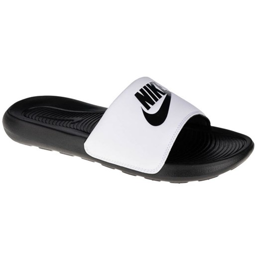 Klapki Nike Victori One Shower Slide CN9675-005 białe ze sklepu ButyModne.pl w kategorii Klapki męskie - zdjęcie 178137280