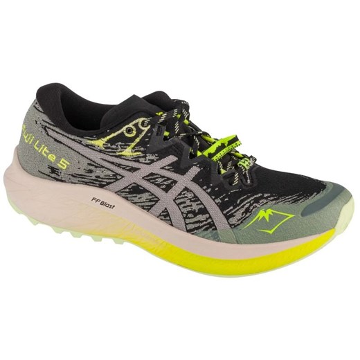 Buty do biegania Asics Fuji Lite 5 1012B690-001 czarne ze sklepu ButyModne.pl w kategorii Buty sportowe damskie - zdjęcie 178137414