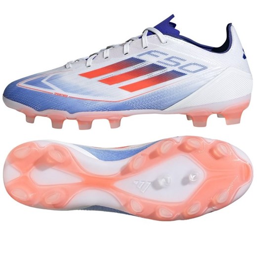 Buty piłkarskie adidas F50 Pro Mg F1325 białe ze sklepu ButyModne.pl w kategorii Buty sportowe męskie - zdjęcie 178137424