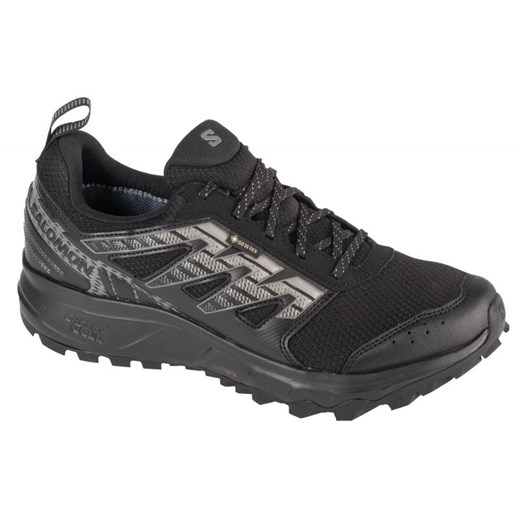 Buty do biegania Salomon Wander Gtx 471484 czarne ze sklepu ButyModne.pl w kategorii Buty sportowe męskie - zdjęcie 178137474