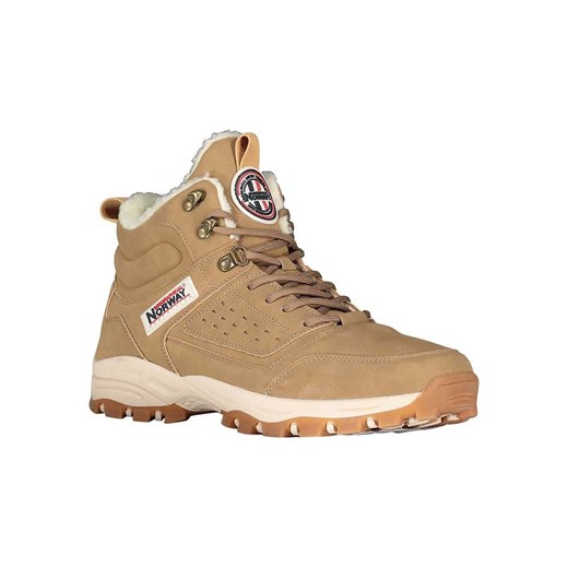 Geographical Norway Botki &quot;Oguantalamo&quot; w kolorze jasnobrązowym ze sklepu Limango Polska w kategorii Buty zimowe męskie - zdjęcie 178138652