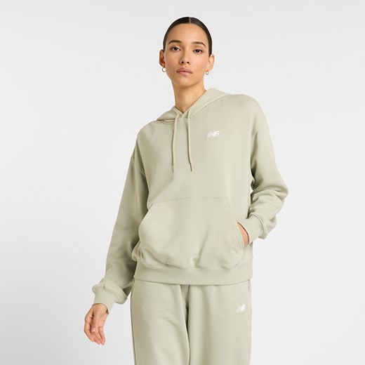 Bluza damska New Balance WT41507OVN – zielona ze sklepu New Balance Poland w kategorii Bluzy damskie - zdjęcie 178141980