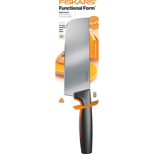 Fiskars Nóż Nakiri &quot;Functional Form&quot; w kolorze czarnym - dł. 28 cm ze sklepu Limango Polska w kategorii Okulary przeciwsłoneczne męskie - zdjęcie 178142782