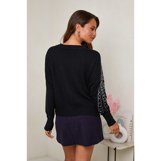 Soft Cashmere Sweter w kolorze czarnym Soft Cashmere 38/40 okazja Limango Polska