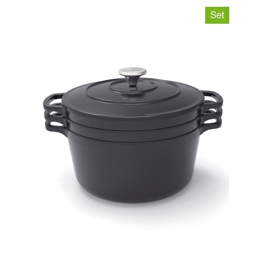 Sauter 4-częściowy zestaw w kolorze czarnym ze sklepu Limango Polska w kategorii Garnki - zdjęcie 178142971