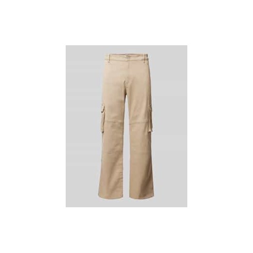 Spodnie cargo z paskami Essentials ze sklepu Peek&Cloppenburg  w kategorii Spodnie męskie - zdjęcie 178143452