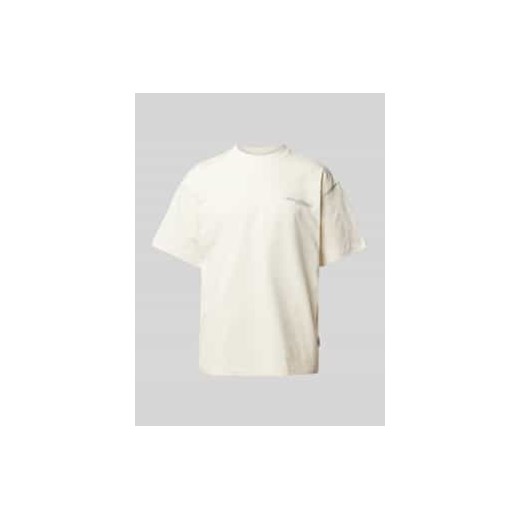 T-shirt z nadrukiem z logo ze sklepu Peek&Cloppenburg  w kategorii T-shirty męskie - zdjęcie 178143463