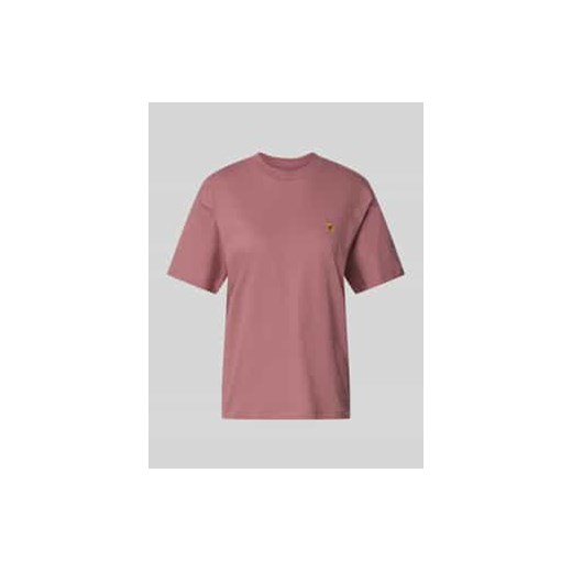 T-shirt z wyhaftowanym logo ze sklepu Peek&Cloppenburg  w kategorii Bluzki damskie - zdjęcie 178143532