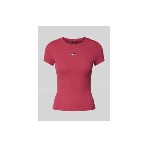 T-shirt z wyhaftowanym logo ze sklepu Peek&Cloppenburg  w kategorii Bluzki damskie - zdjęcie 178143550