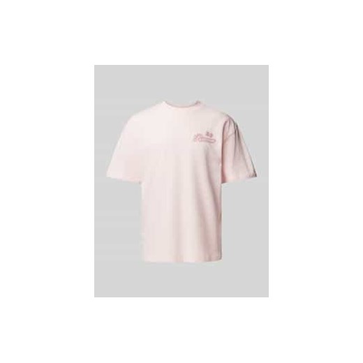 T-shirt o kroju oversized z nadrukiem z logo ze sklepu Peek&Cloppenburg  w kategorii Bluzki damskie - zdjęcie 178143552