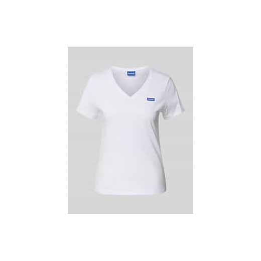 T-shirt z wyhaftowanym logo ze sklepu Peek&Cloppenburg  w kategorii Bluzki damskie - zdjęcie 178143560