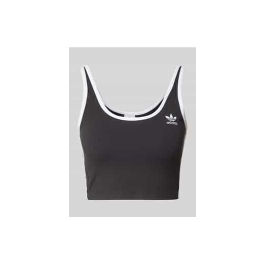 Top krótki z wyhaftowanym logo ze sklepu Peek&Cloppenburg  w kategorii Bluzki damskie - zdjęcie 178143580