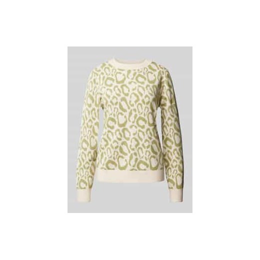 Sweter z dzianiny z okrągłym dekoltem model ‘RIL’ ze sklepu Peek&Cloppenburg  w kategorii Swetry damskie - zdjęcie 178144912