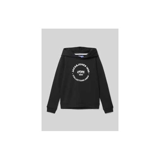 Bluza z kapturem i nadrukiem z logo model ‘SIMON’ ze sklepu Peek&Cloppenburg  w kategorii Bluzy chłopięce - zdjęcie 178144950