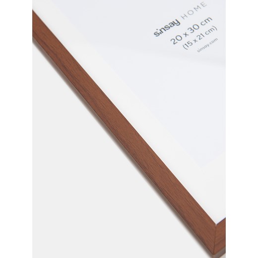 Sinsay - Ramka na zdjęcia - brązowy Sinsay One Size Sinsay