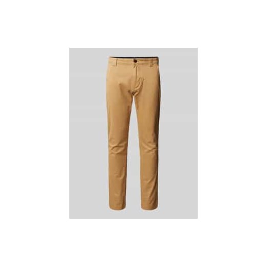 Chinosy o kroju slim fit z dodatkiem streczu model ‘Scanton’ ze sklepu Peek&Cloppenburg  w kategorii Spodnie męskie - zdjęcie 178147792