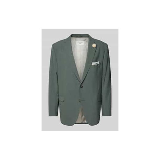 Marynarka o kroju slim fit zapinana na dwa guziki model ‘Shelby’ ze sklepu Peek&Cloppenburg  w kategorii Marynarki męskie - zdjęcie 178147833