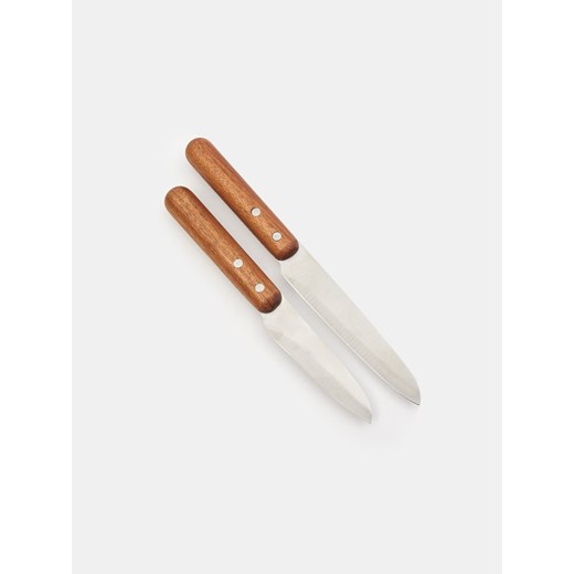 Sinsay - Noże 2 pack - beżowy Sinsay One Size Sinsay