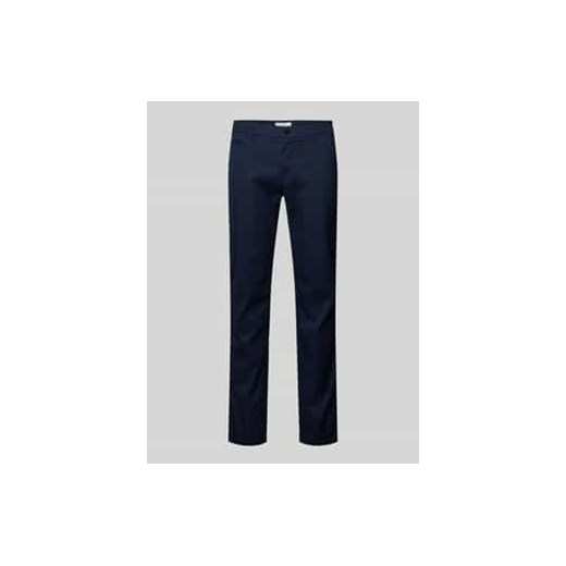 Chinosy o kroju slim fit z wpuszczanymi kieszeniami w stylu francuskim model ‘Fabio’ ze sklepu Peek&Cloppenburg  w kategorii Spodnie męskie - zdjęcie 178152213